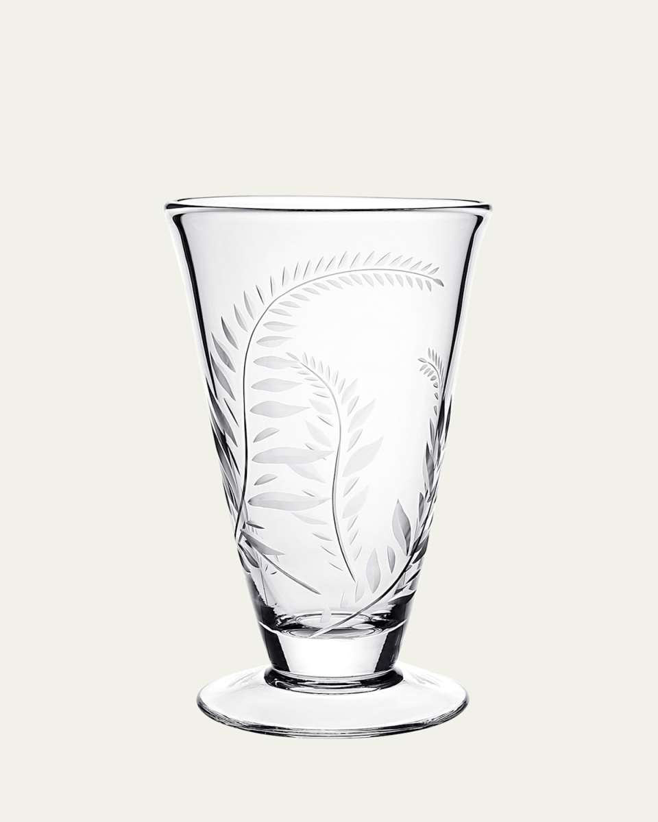 Jasmine Footed Vase, 9"
